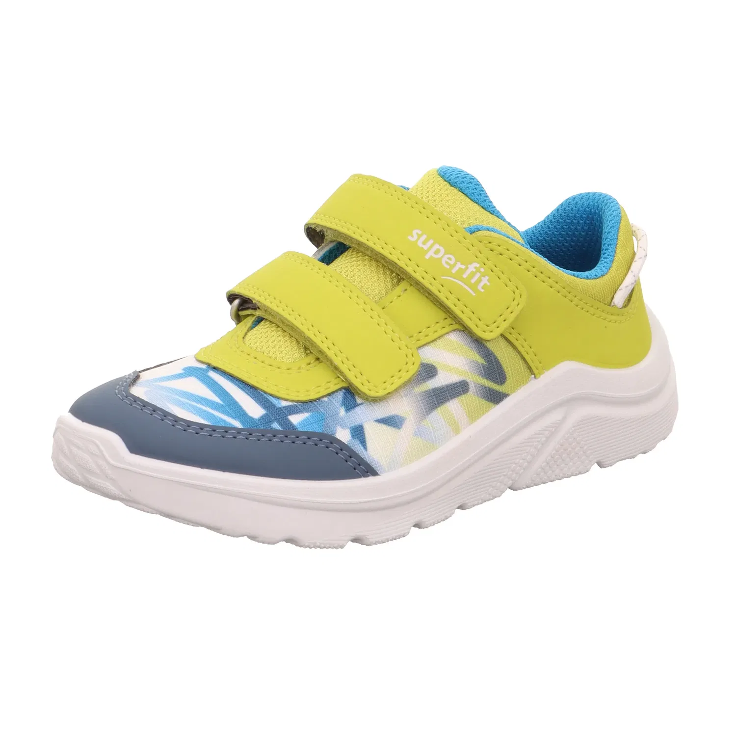 Сникерсы Kicks Superfit, желтый/бирюзовый