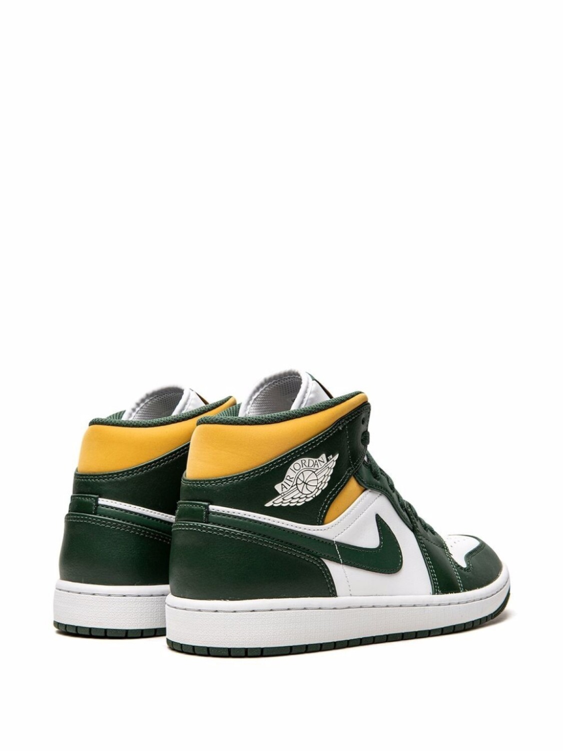 Кроссовки Air 1 Mid Jordan, зеленый — фото 3