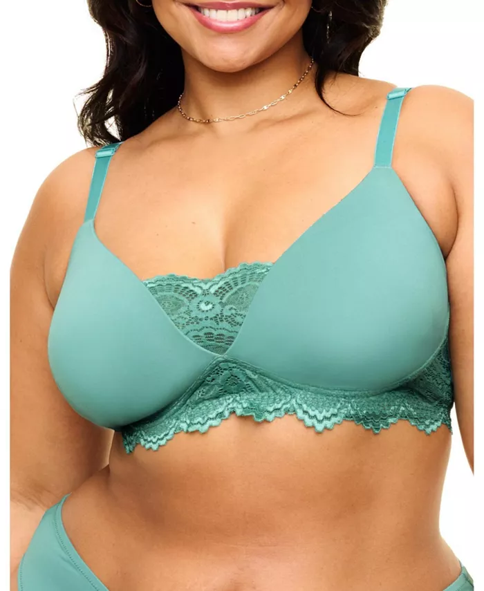 

Женский бюстгальтер Jainey Contour Plunge с контурными чашками Adore Me, синий