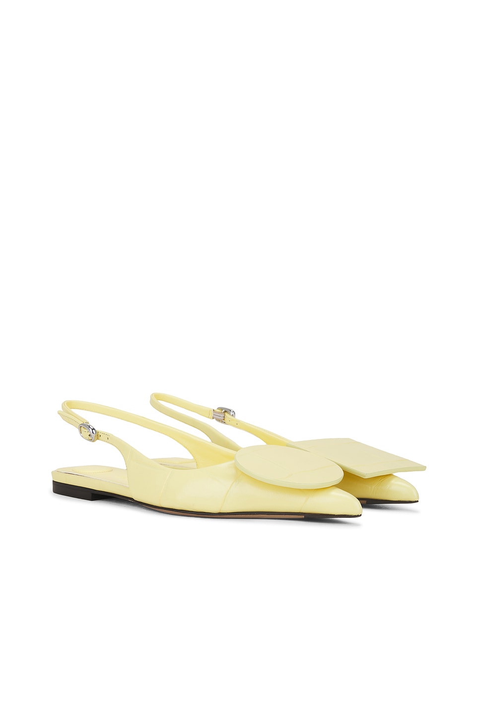 Туфли Les Slingbacks Duelo Jacquemus, Light Yellow