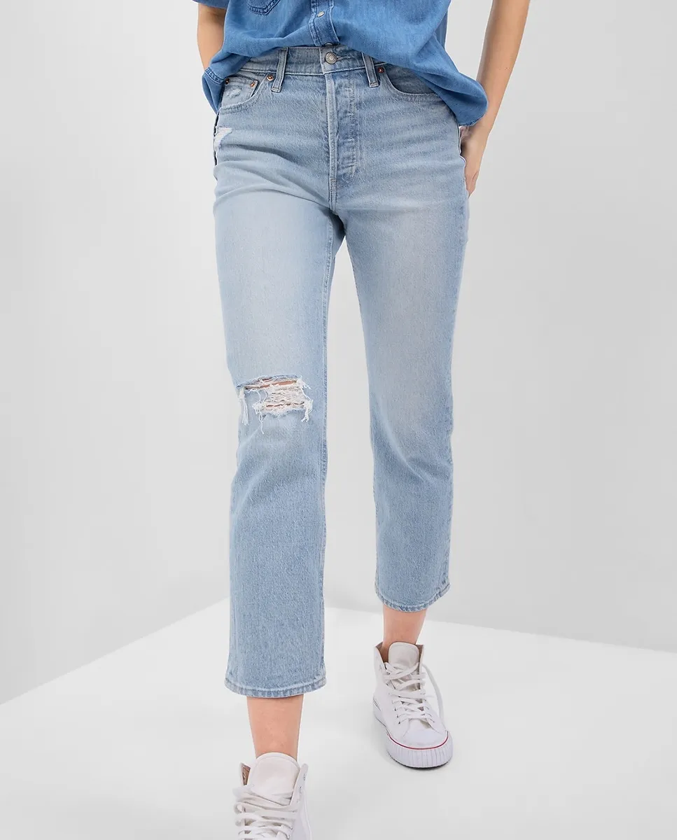 

Женские прямые джинсы Gap, голубой