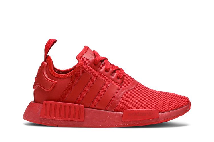 Кроссовки adidas NMD_R1 J 'Triple Scarlet', красный — фото 2