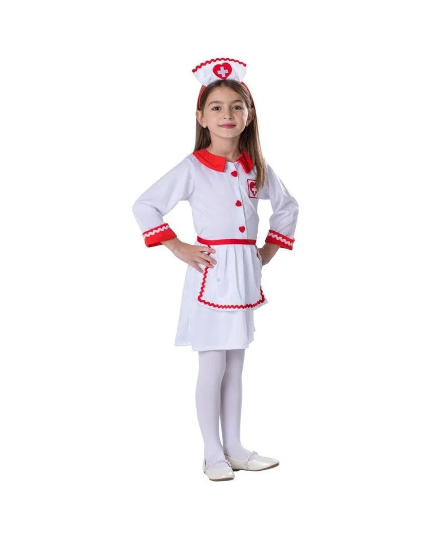 Костюм медсестры Красного Креста для девочек (детский) Dress Up America — фото 2