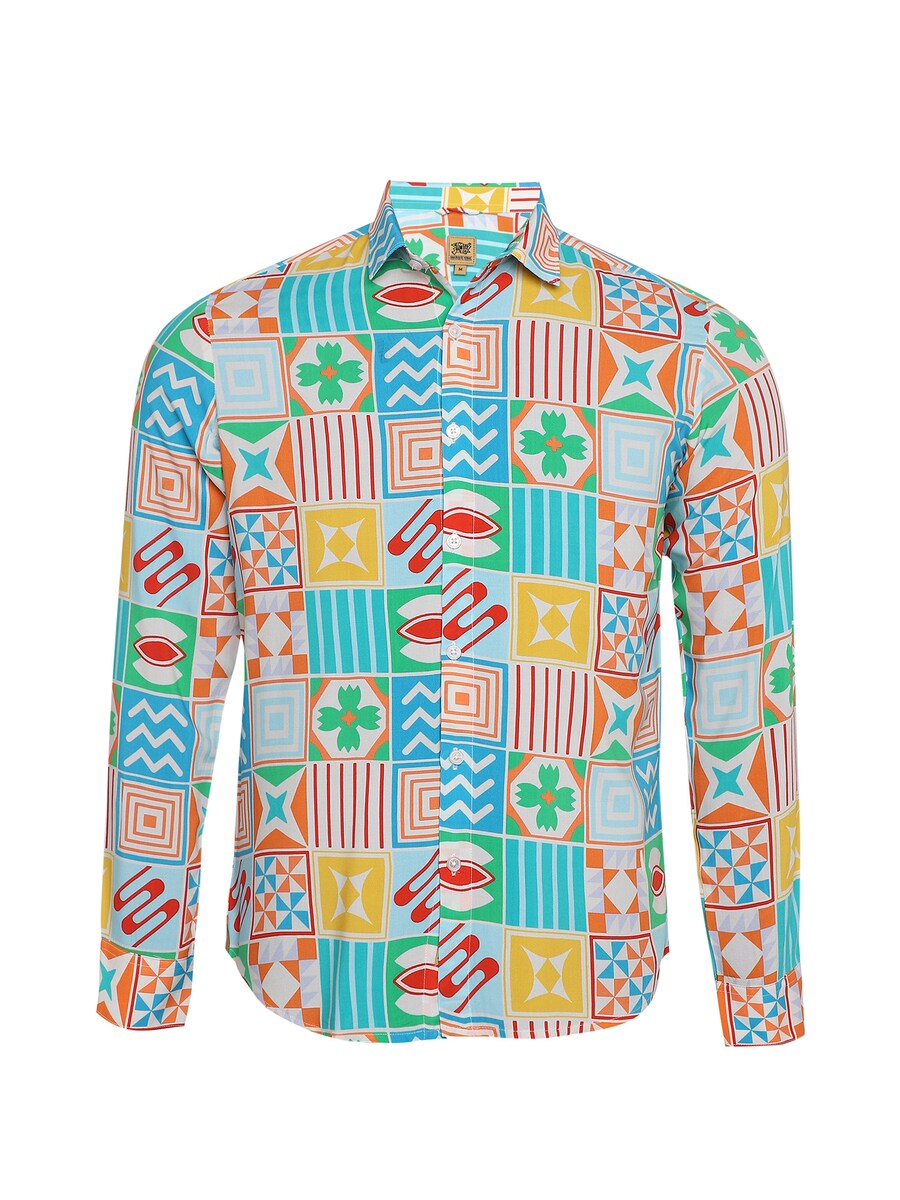 

Рубашка на пуговицах классического кроя Campus Sutra Charles, Mixed Colors