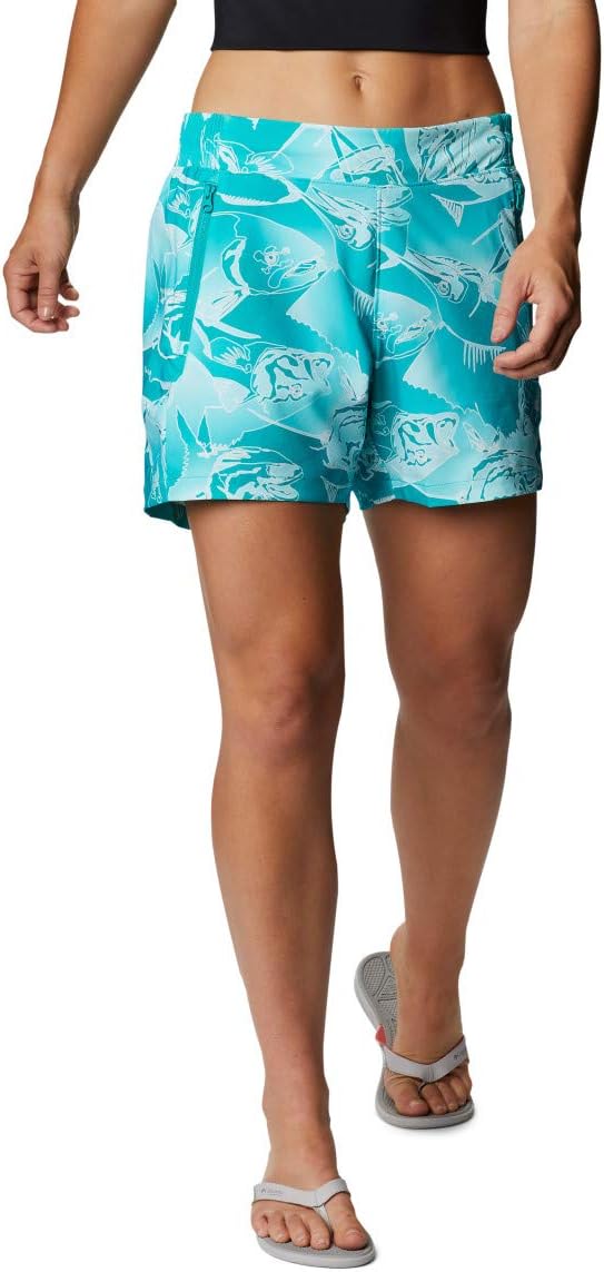 

Columbia Women's Tidal II Short, Tropic Water Fish Frenzy Print
