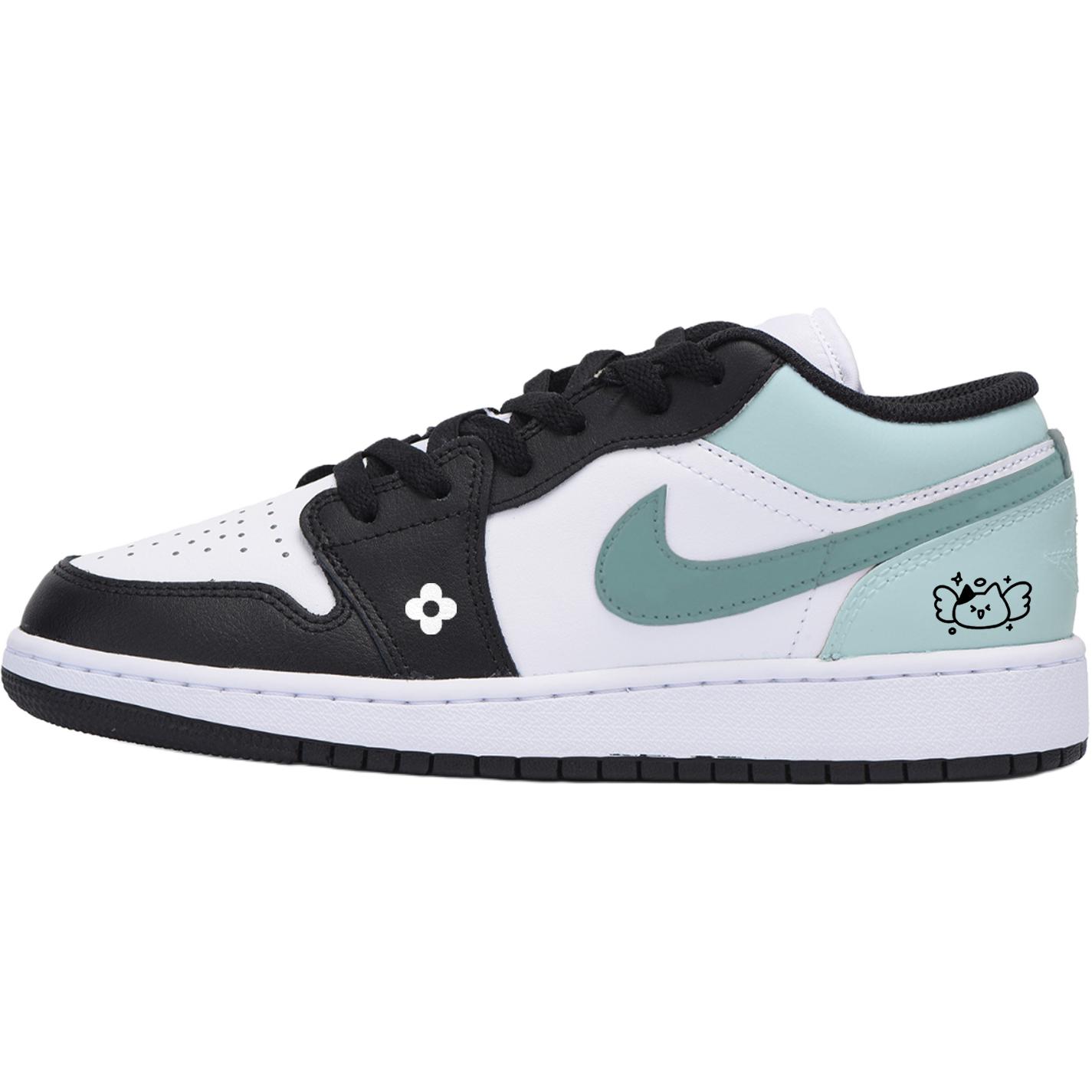 

Баскетбольные кроссовки Air 1 LOW Top для детей и подростков Jordan, белый