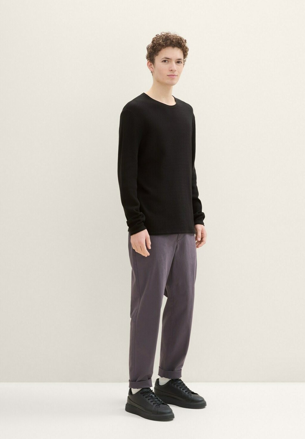 

Джемпер STRUKTURIERTER TOM TAILOR DENIM, черный