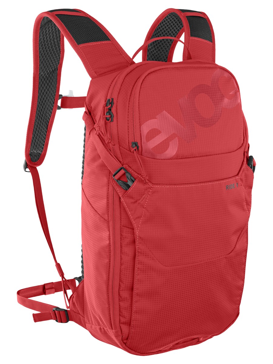 

Рюкзак EVOC RIDE 8 + HYDRATION BLADDER 2, красный