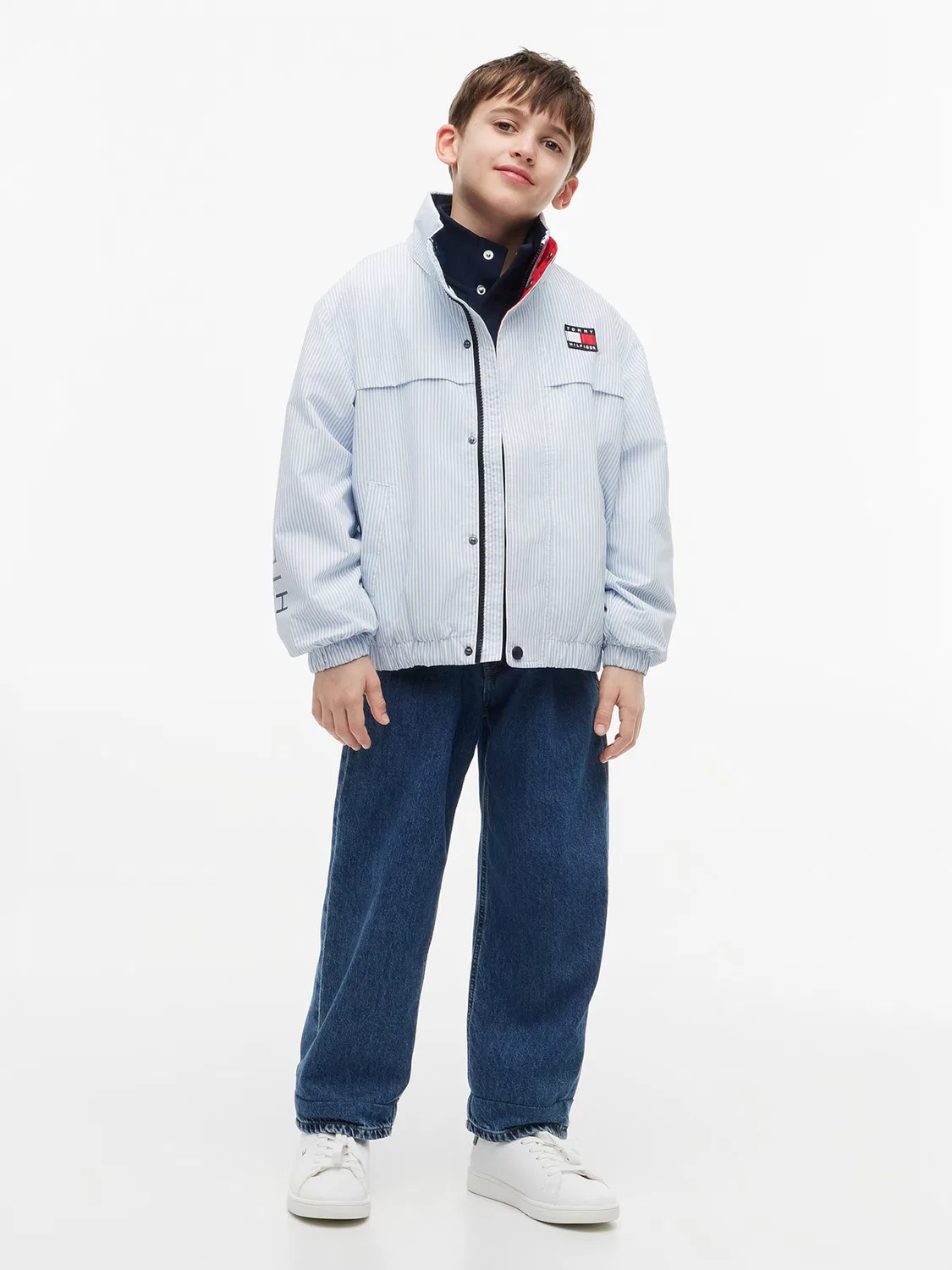 Куртка межсезонья Tommy Hilfiger, Navy/Light Blue — фото 4