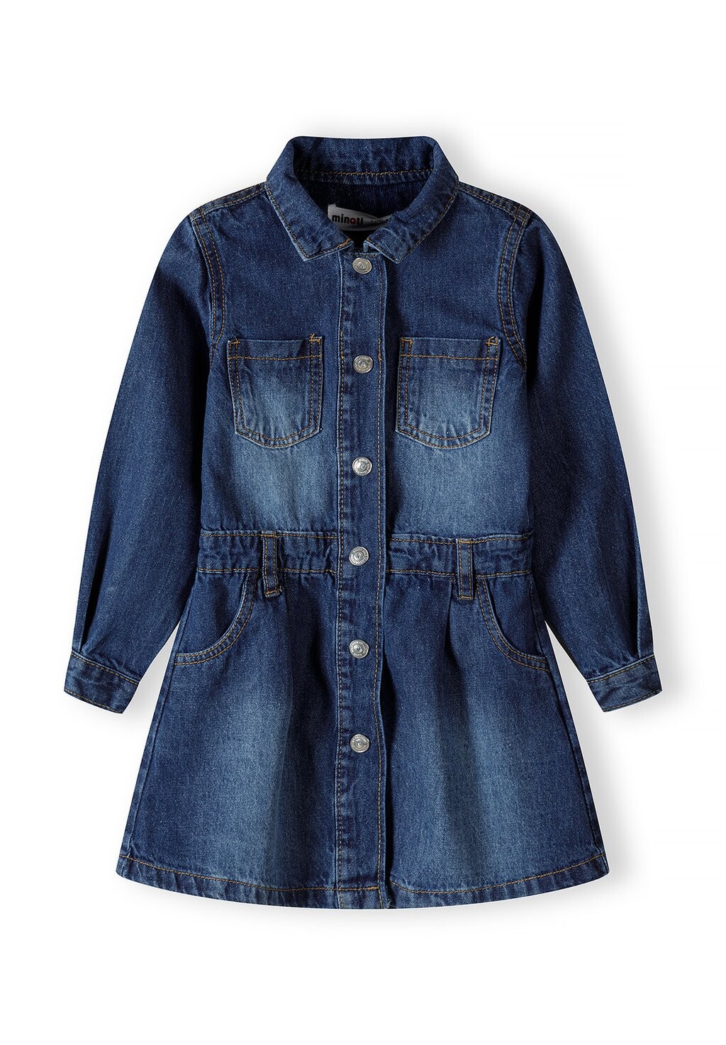 

Джинсовое платье LONG SLEEVED MINOTI, цвет blue