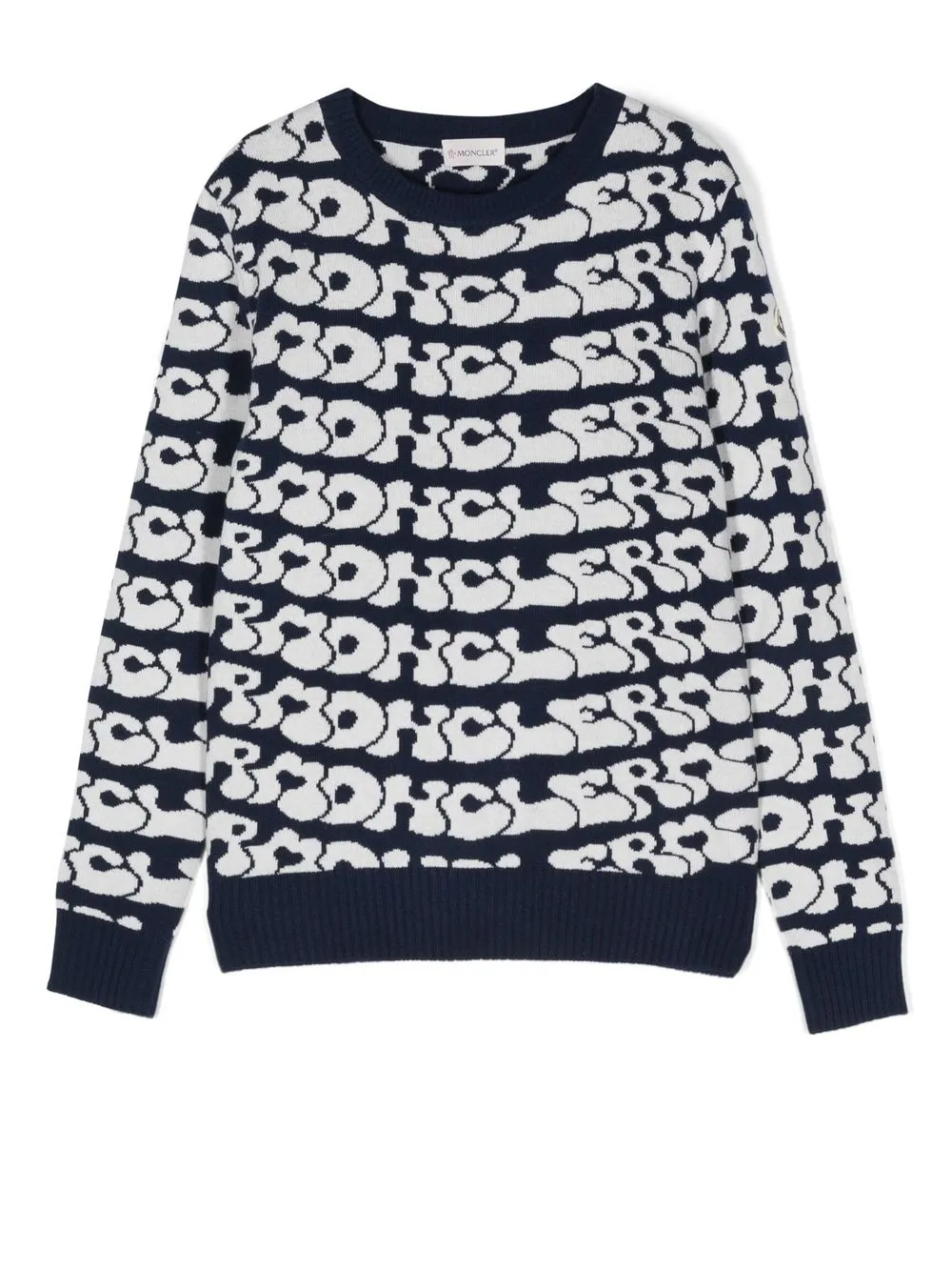 

Джемпер с логотипом Moncler Enfant, синий