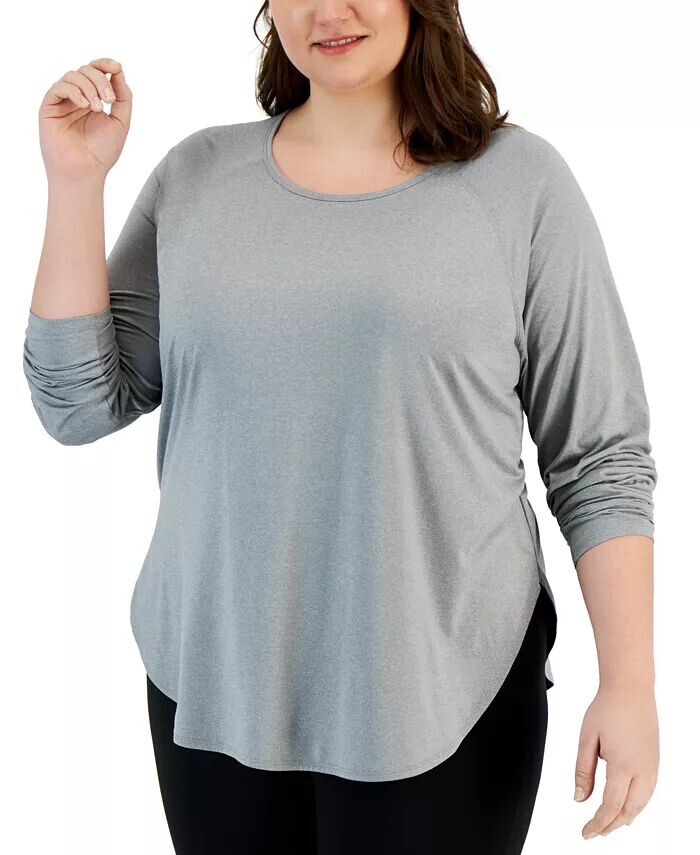 

Футболка с длинным рукавом Plus Size Essentials ID Ideology, серый