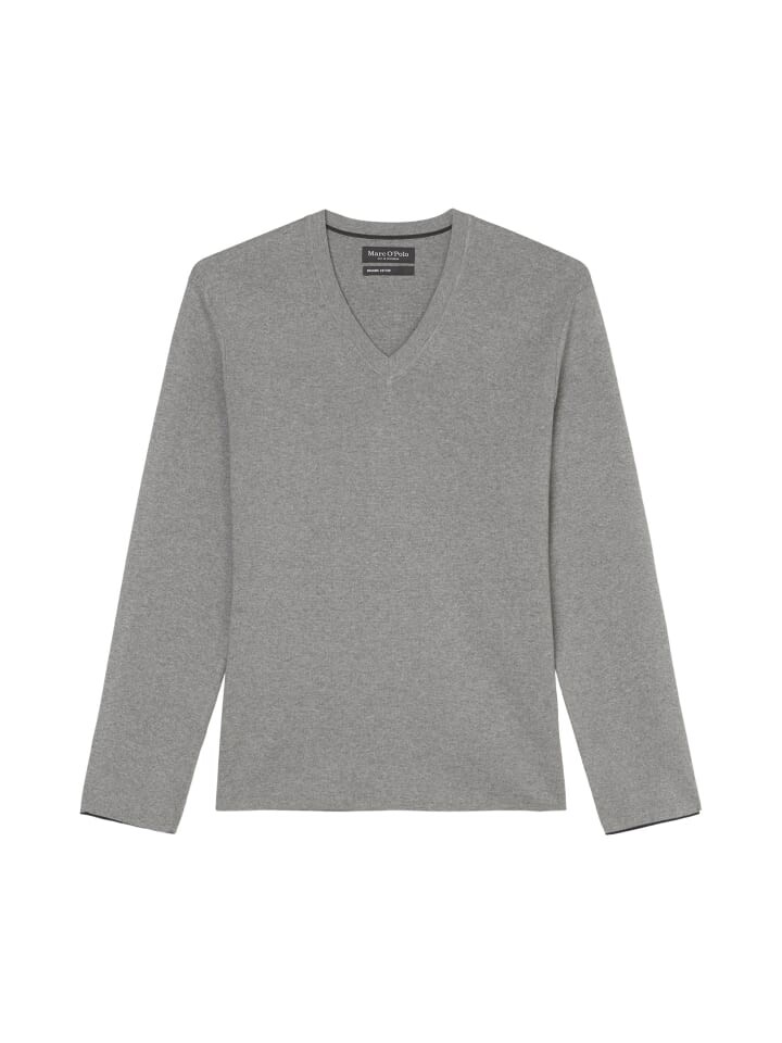 

Пуловер Marc O'Polo DfC Pullover regular, цвет grey melange