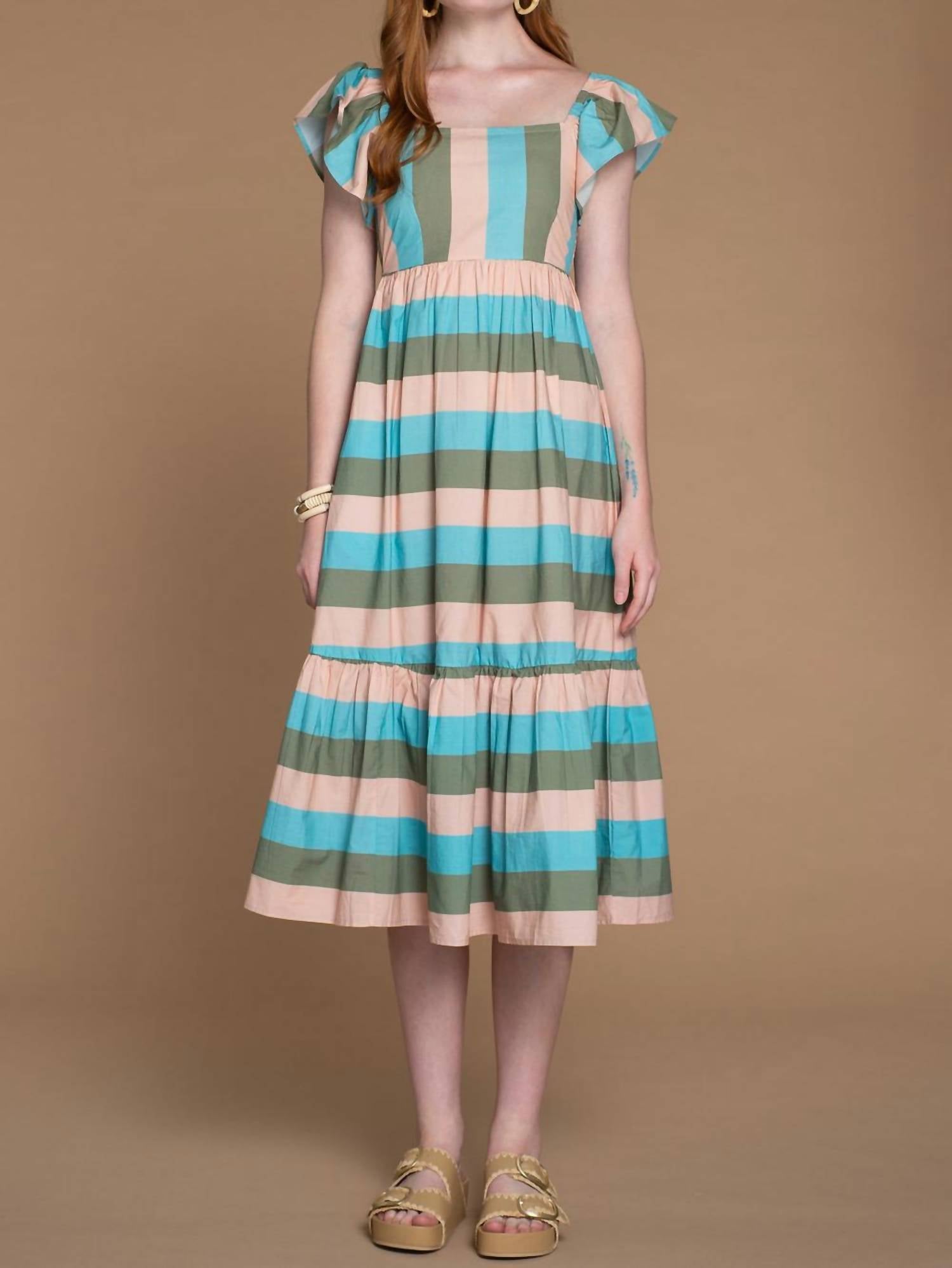 

Платье Брук в полоску Julep Olivia James the Label, цвет julep stripe