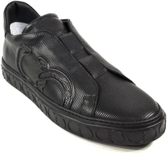 

Мужские летние кроссовки Casadei из черной кожи для комфорта и стиля