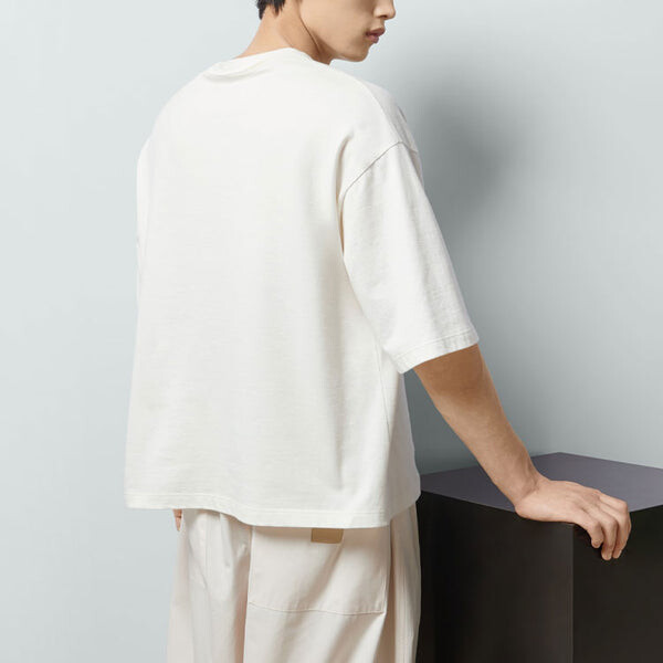 Футболка cotton jersey t-shirt 'off white' Gucci, белый — фото 4