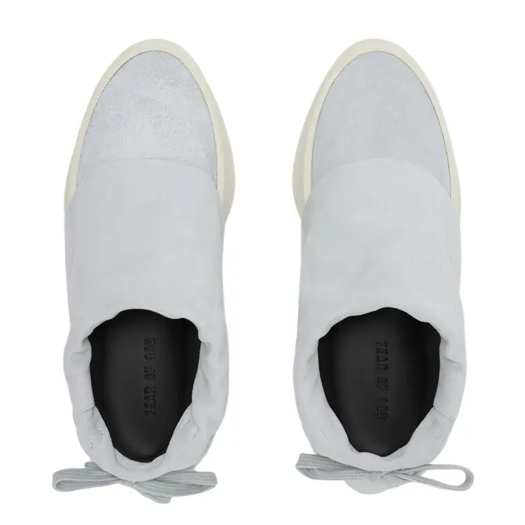 Кроссовки Fear of God Skateboarding Shoes Unisex Mid-top Light Blue, голубой — фото 4