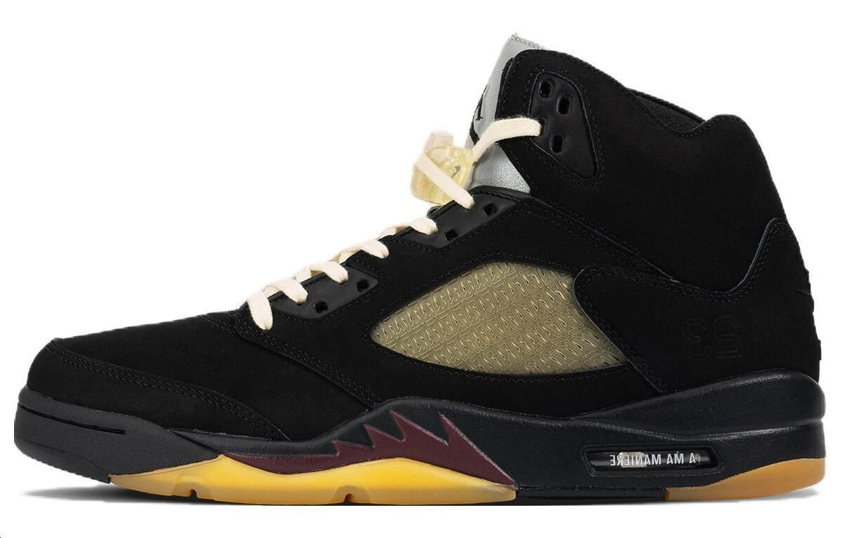 Jordan Air Jordan 5 Vintage Баскетбольные кроссовки унисекс, Black