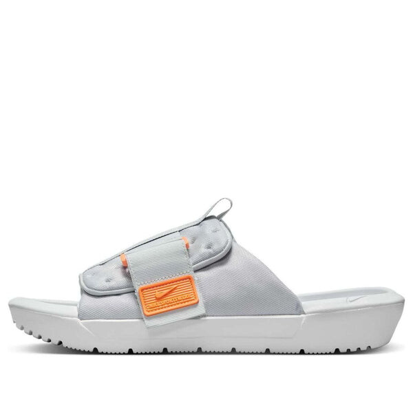 

Тапочки asuna 3 'light smoke grey bright mandarin' Nike, серый