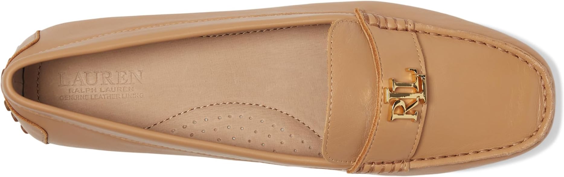 Лоферы Lauren Ralph Lauren Barnsbury Nappa Leather Driver, Buff — фото 2
