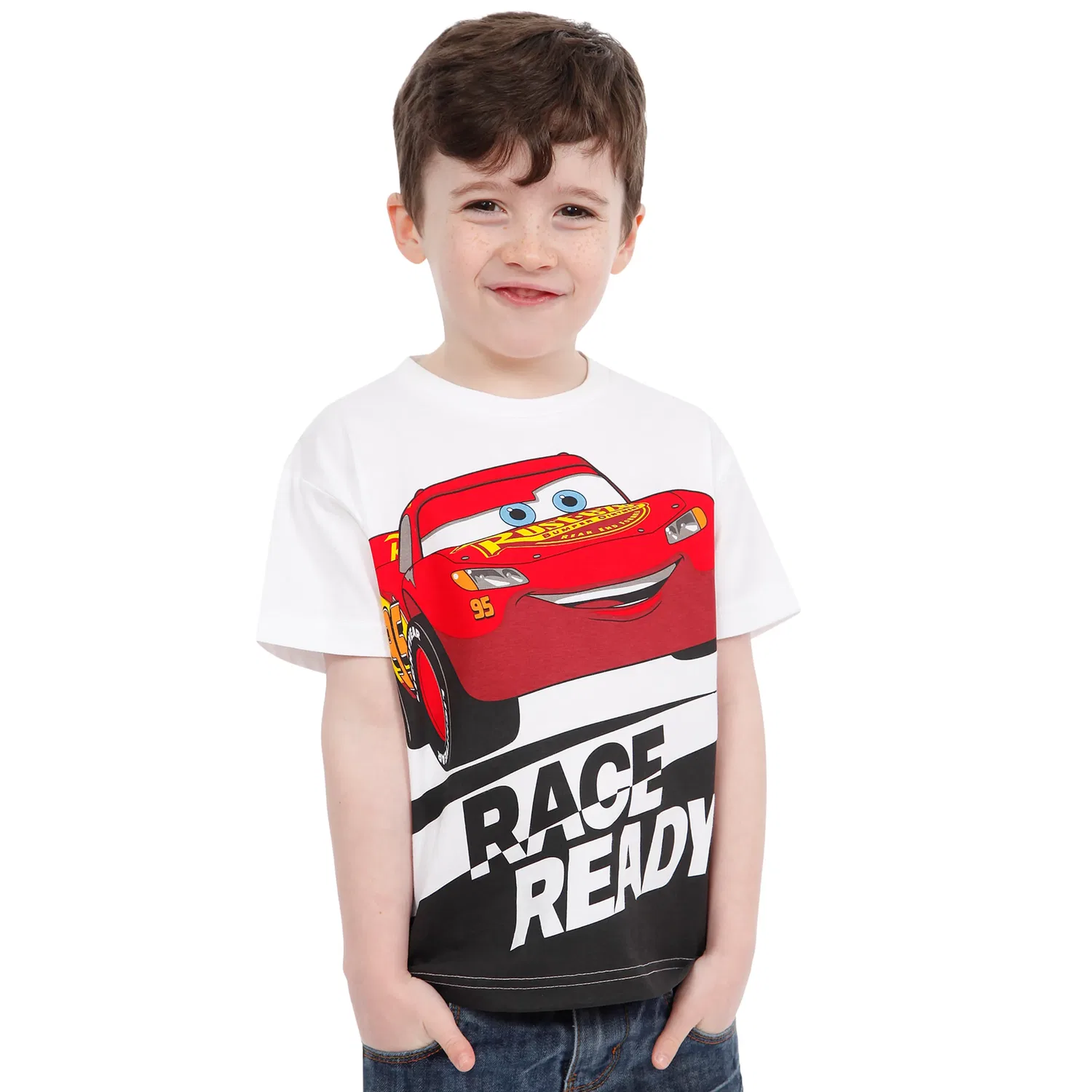 Футболка с Lightning McQueen Disney, белый — фото 2