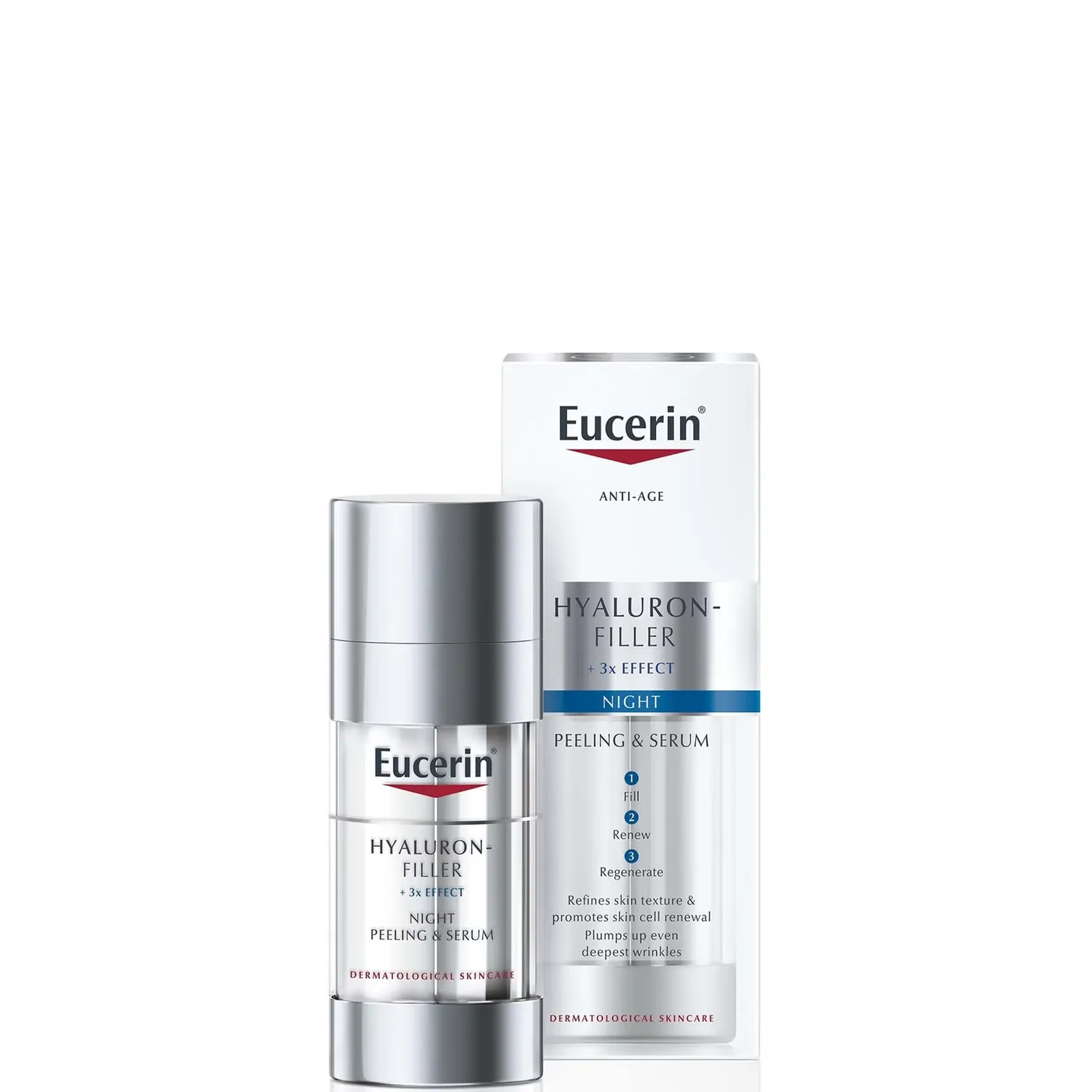 

Hyaluron-Filler Ночной пилинг и сыворотка 30мл Eucerin