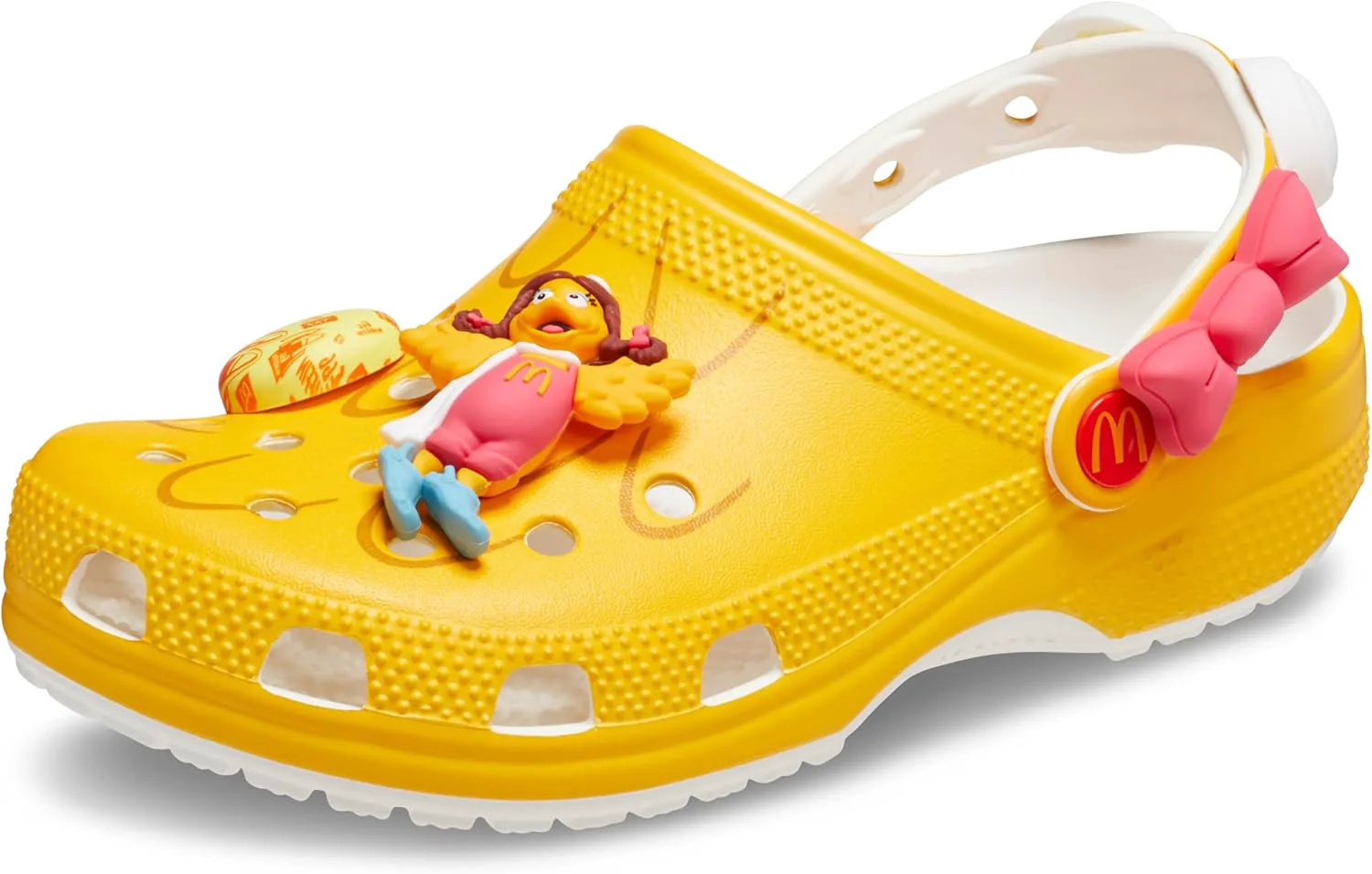 Крокс Унисекс Взрослые McDonald's X Crocs Классические Сабо, желтый