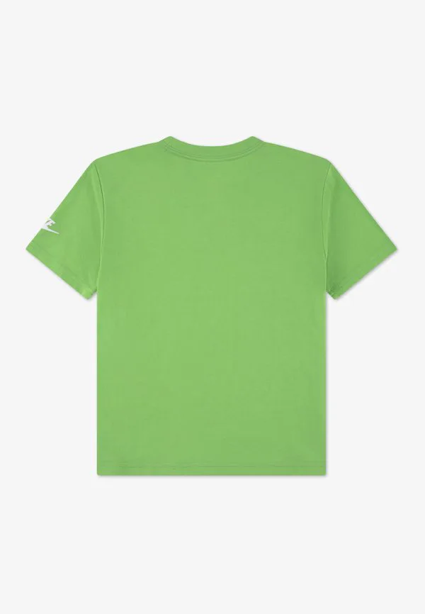 Футболка futura с принтом в виде вечнозеленых растений Nike Sportswear, Mean Green — фото 2