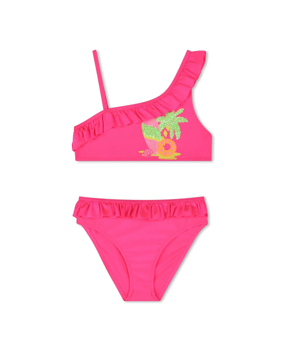 

Женское бикини розового цвета на бретелях Billieblush, цвет Rosa