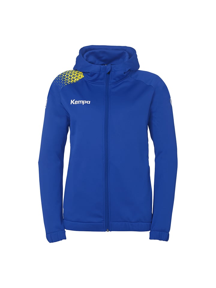 

Куртка софтшелл Kempa, цвет royal/limonengelb