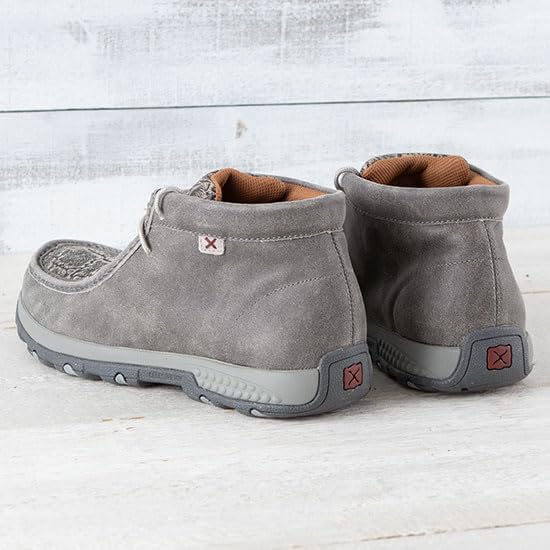 Мужские мокасины Twisted X Chukka Driving Moc, серый — фото 2