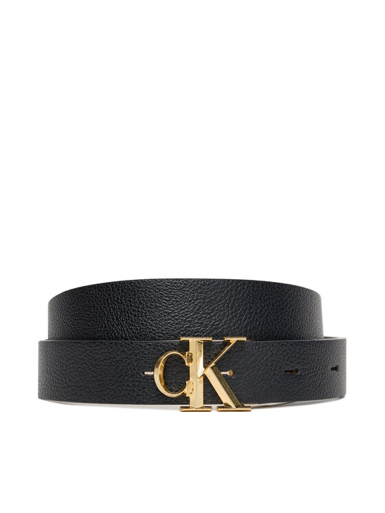 

Женский ремень Facet Ck Buckle 25Mm Pebble Rev/ LV04F7044G Calvin Klein, чёрный