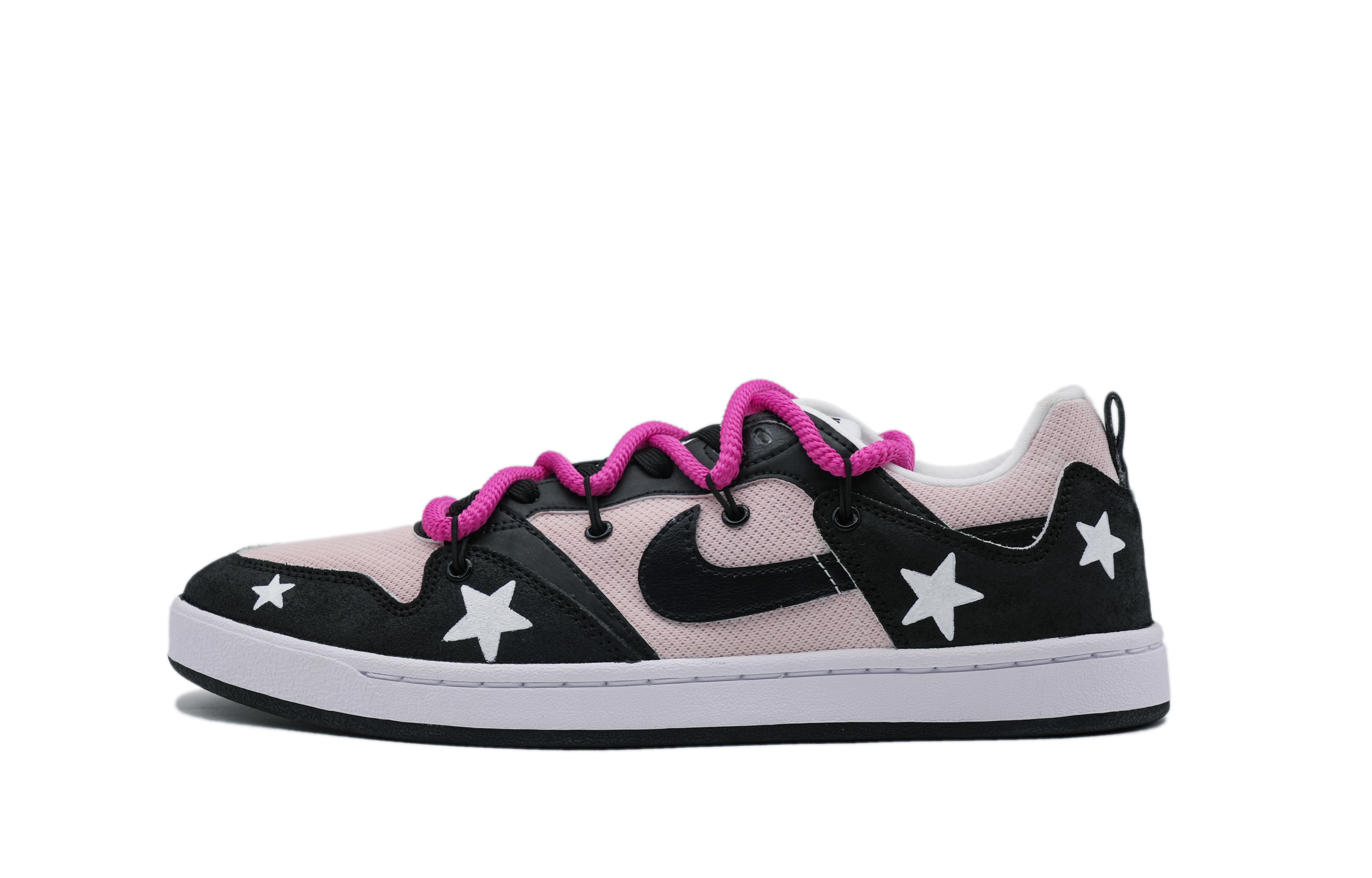 

Кроссовки Nike SB Alleyoop Skateboarding Shoes Men Low-top Black/pink, черный/розовый