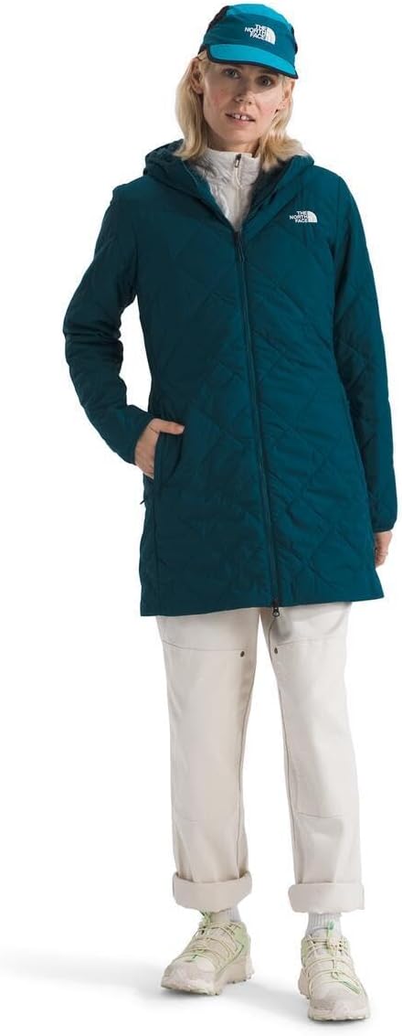 

THE NORTH FACE Женская утепленная парка Shady Glade с водоотталкивающей отделкой и флисовой подкладкой, Midnight Petrol