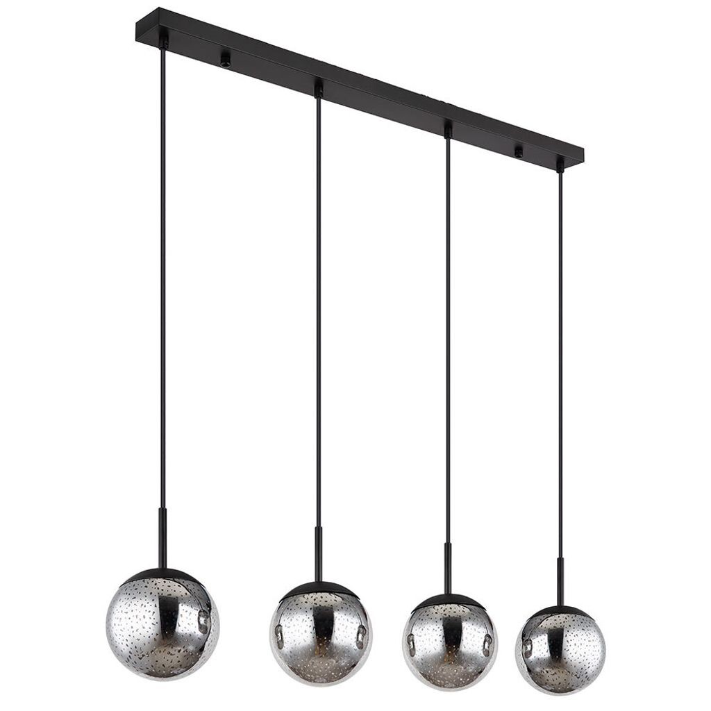 

Подвесной светильник, дымчатое стекло, эффект звезды, L 90 см Globo Lighting, черный