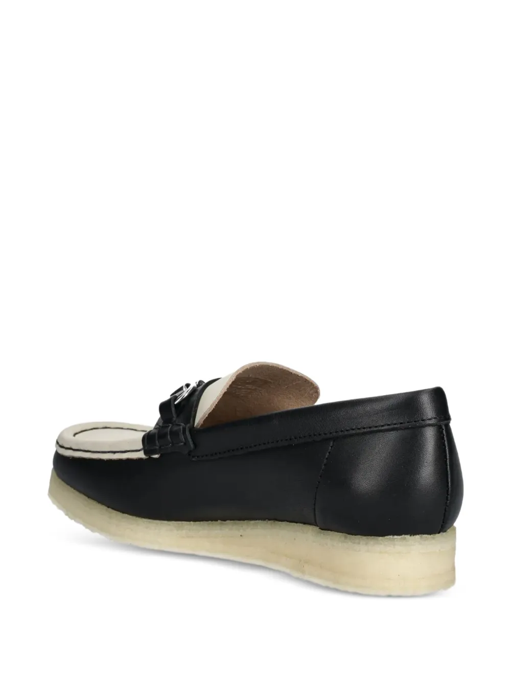 Лоферы в двух тонах Clarks Originals, черный — фото 3