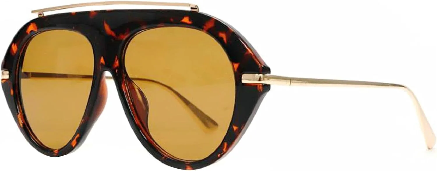 

Модные большие солнцезащитные очки-пилот для женщин в стиле ретро, ​​большие круглые дизайнерские черные солнцезащитные очки в винтажном металлическом стиле mincl, C7