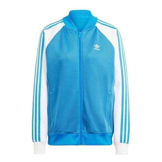 

Куртка adicolor classics oversize sst track jacket Adidas, синий