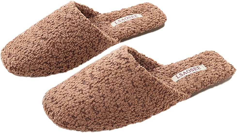 

Домашние тапочки с подкладкой из флиса для женщин и мужчин, модные шлепанцы, элегантная обувь для дома, сандалии для улицы и дома Yafirgeer, розовый