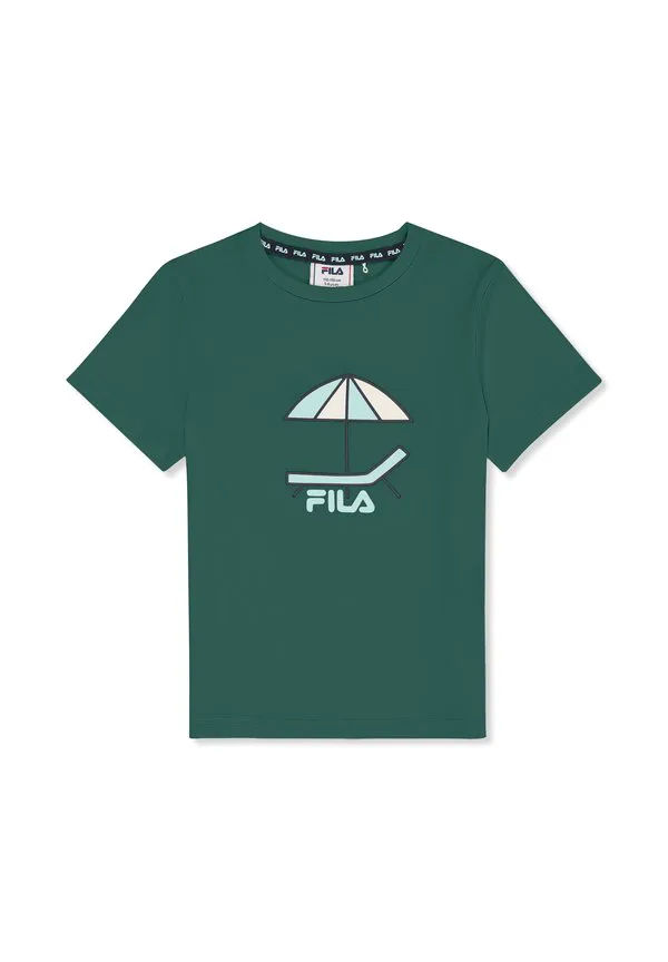 Футболка с графическим принтом apparel crespina regular Fila, Posy Green