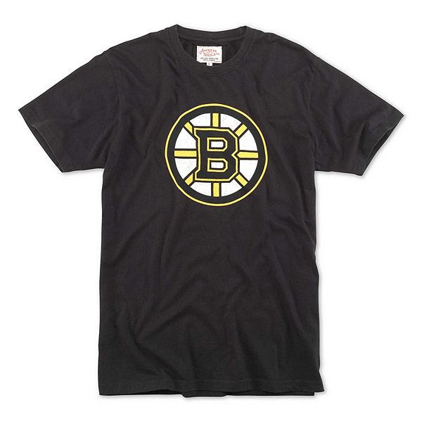 

Мужская черная футболка boston bruins brass tacks American Needle