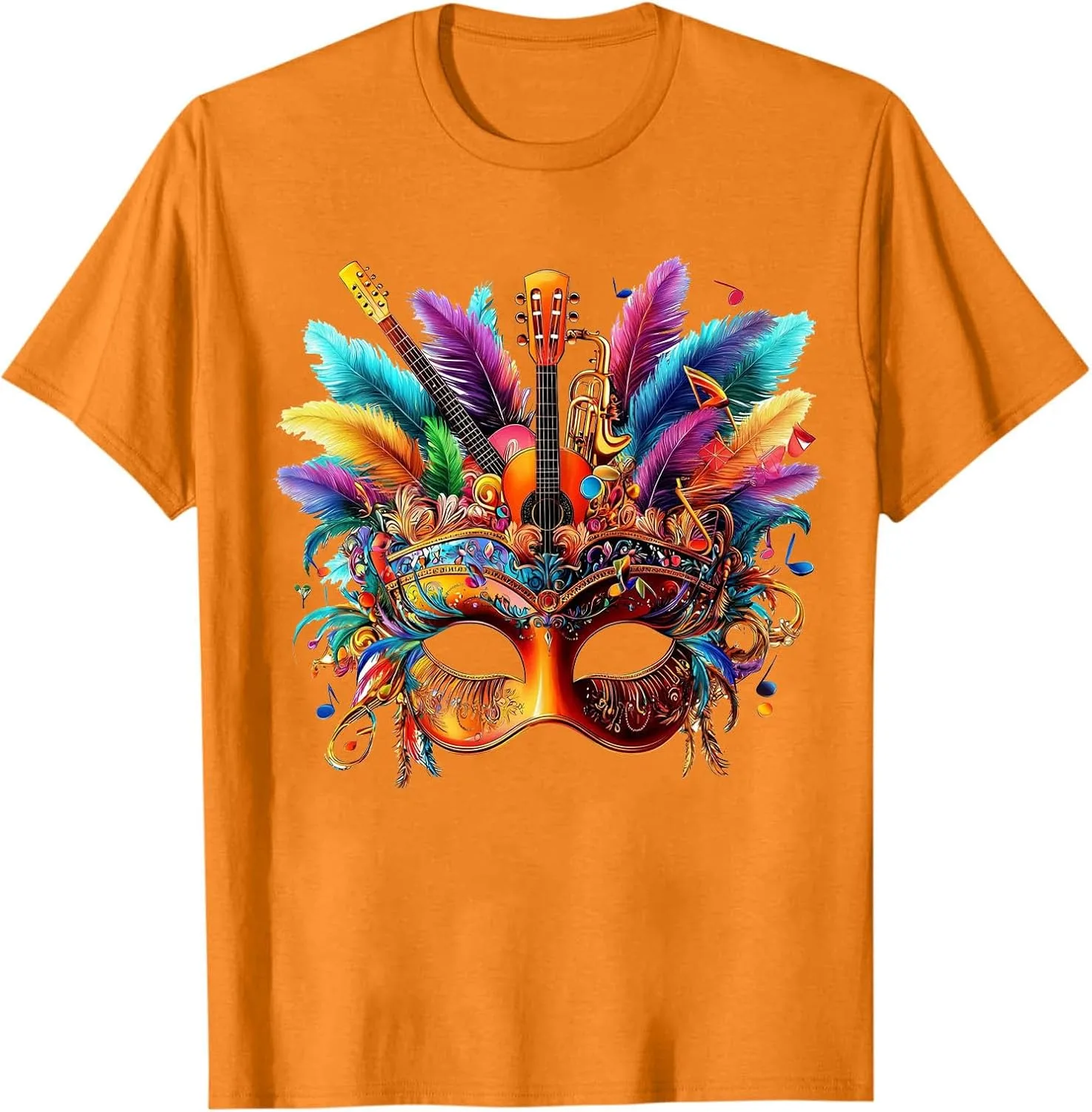 Футболка Carnival Shirt для мужчин с принтом Festival Mask — фото 2