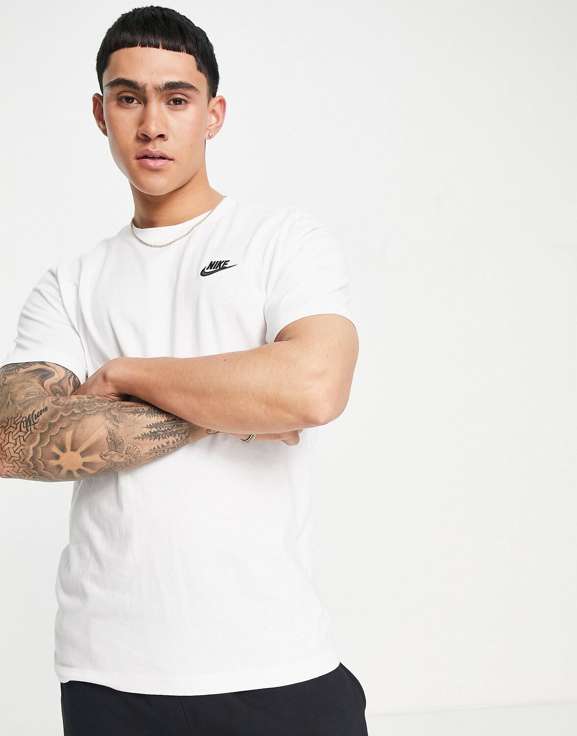 

Белая футболка Nike Club, Белый, Белая футболка Nike Club