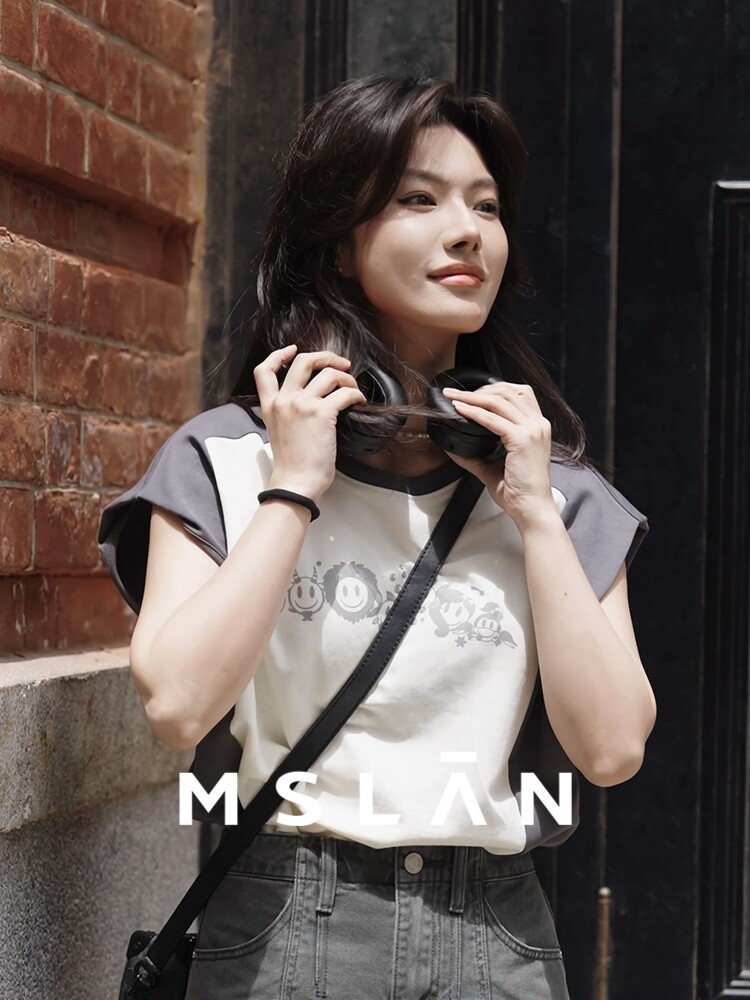 

Жилет Mslan High Street с цветными блоками и рисунком, миндальный