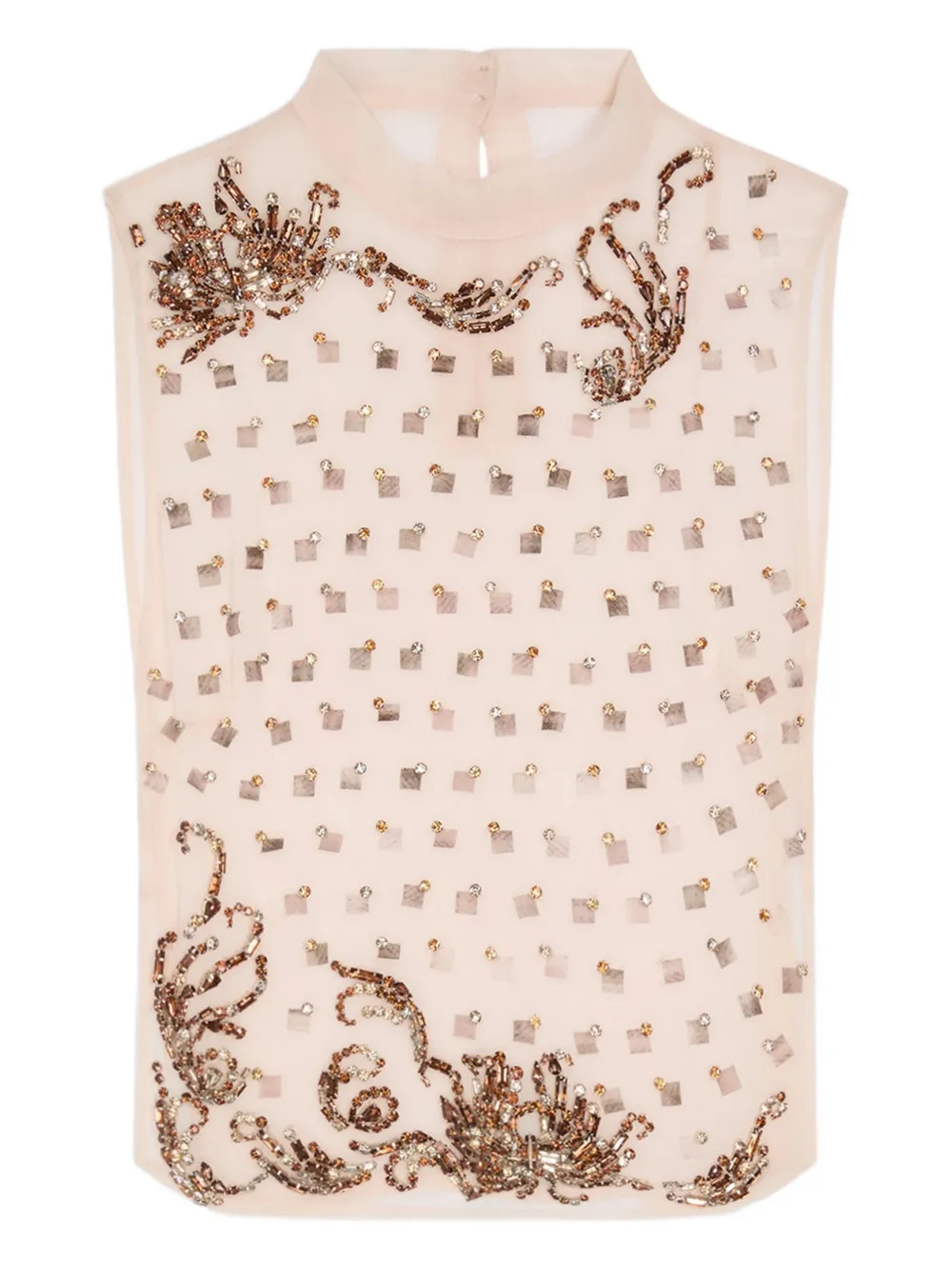 

Декорированный топ DRIES VAN NOTEN, розовый