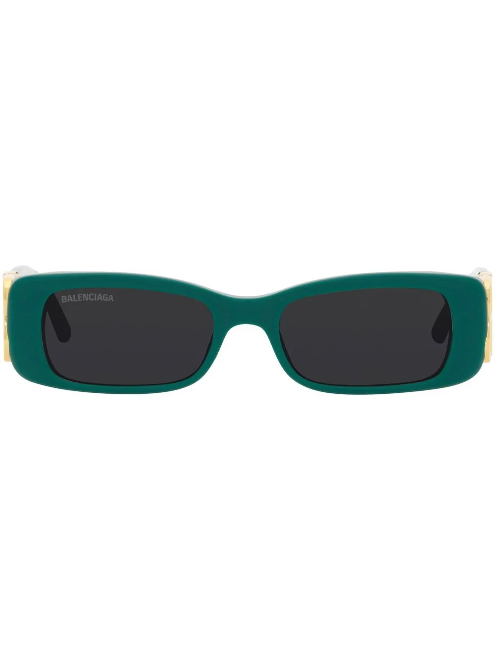 

Солнцезащитные очки с логотипом BB Balenciaga Eyewear, зеленый