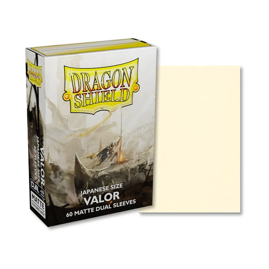 

Японские рукава — матовый Dual Valor (60), Dragon Shield - Card Sleeves - Japanese