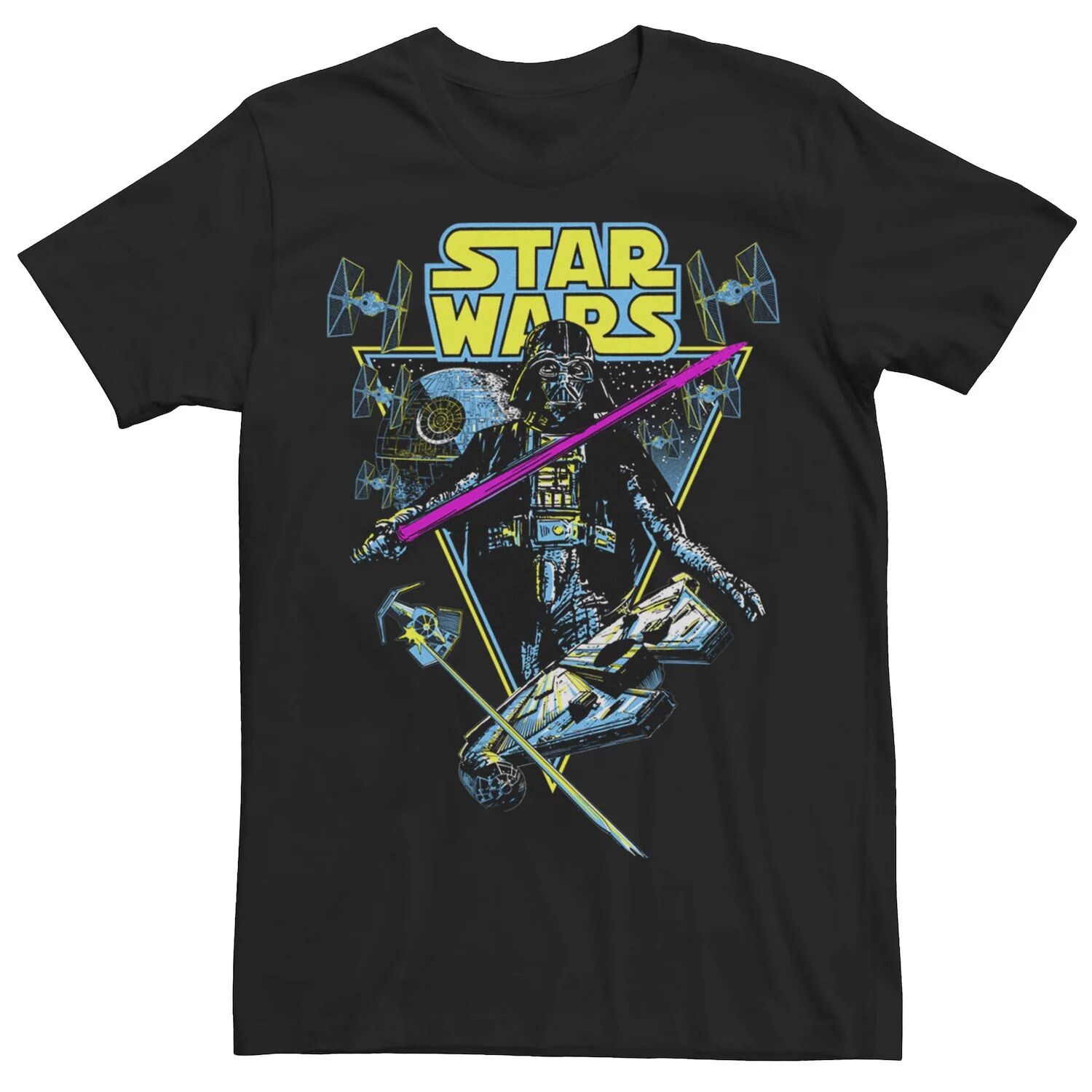 

Мужская винтажная футболка Darth Vader Battle Star Wars