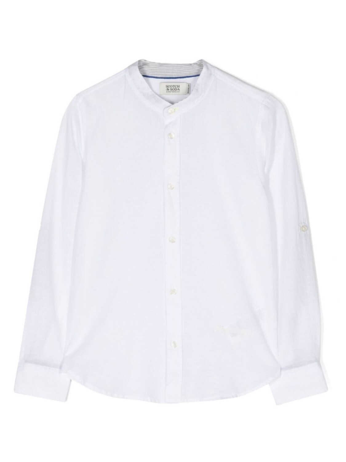 

Рубашка с вышитым логотипом Scotch & Soda, белый