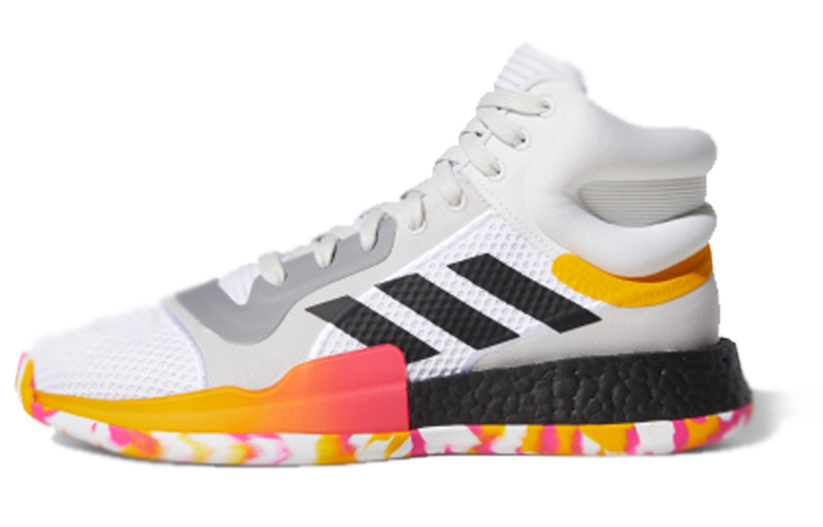 

Кроссовки Adidas Marquee Boost White Black Active Gold